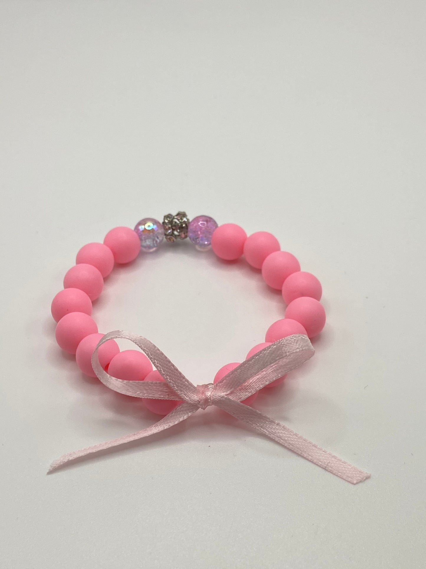 Children's Bling Thin Ribbon Bracelet ( Touched By Promise)