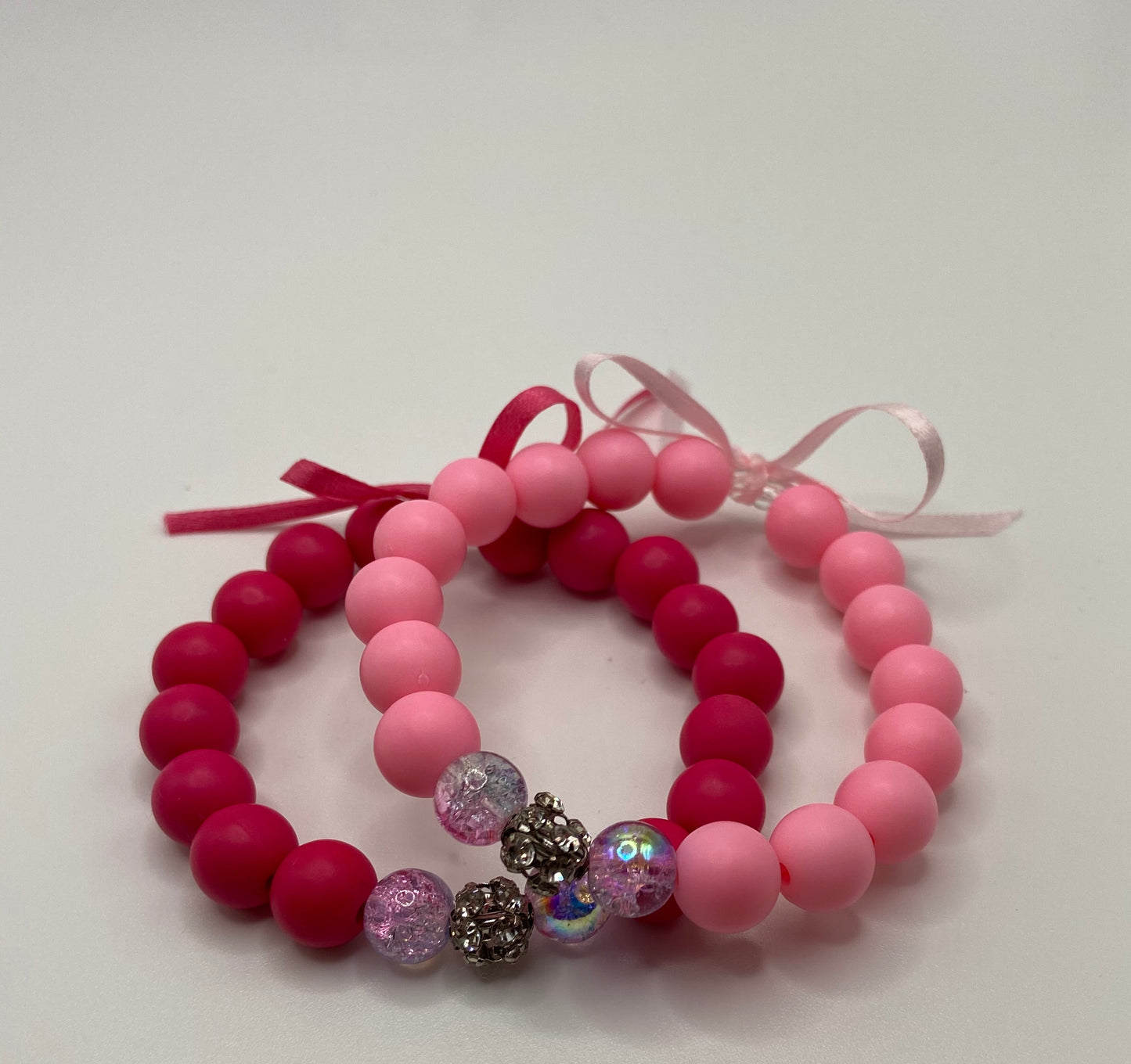 Children's Bling Thin Ribbon Bracelet ( Touched By Promise)