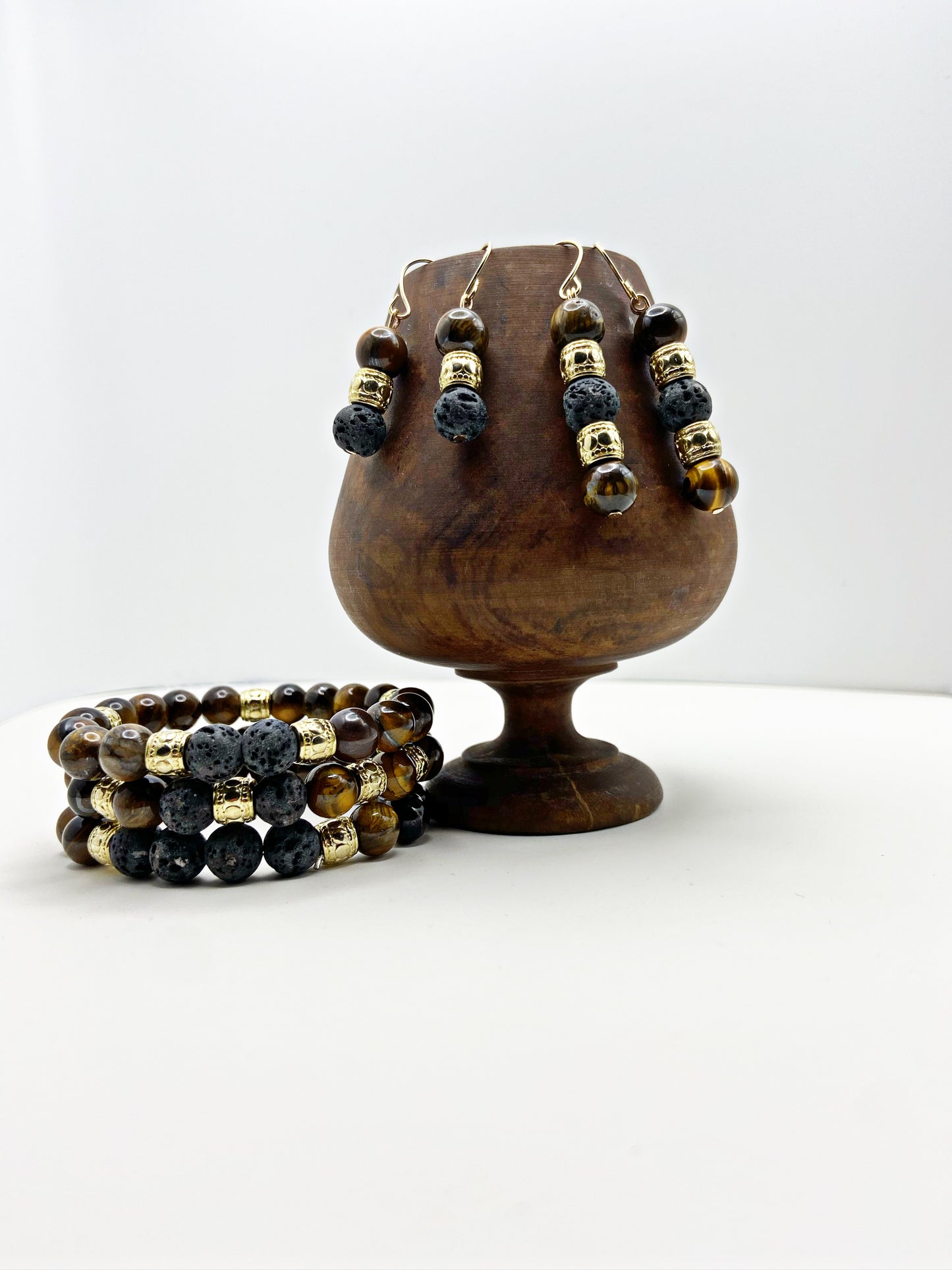 Tiger Eye Aromatherapy Diffuser Bracelets