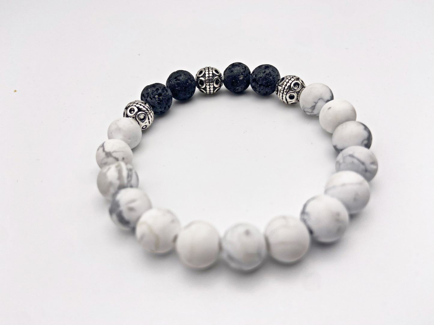 White Howlite Zodiac Aromatherapy Diffuser Bracelet