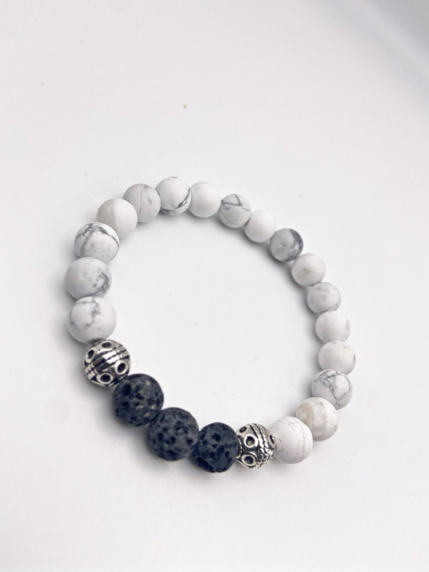 White Howlite Zodiac Aromatherapy Diffuser Bracelet