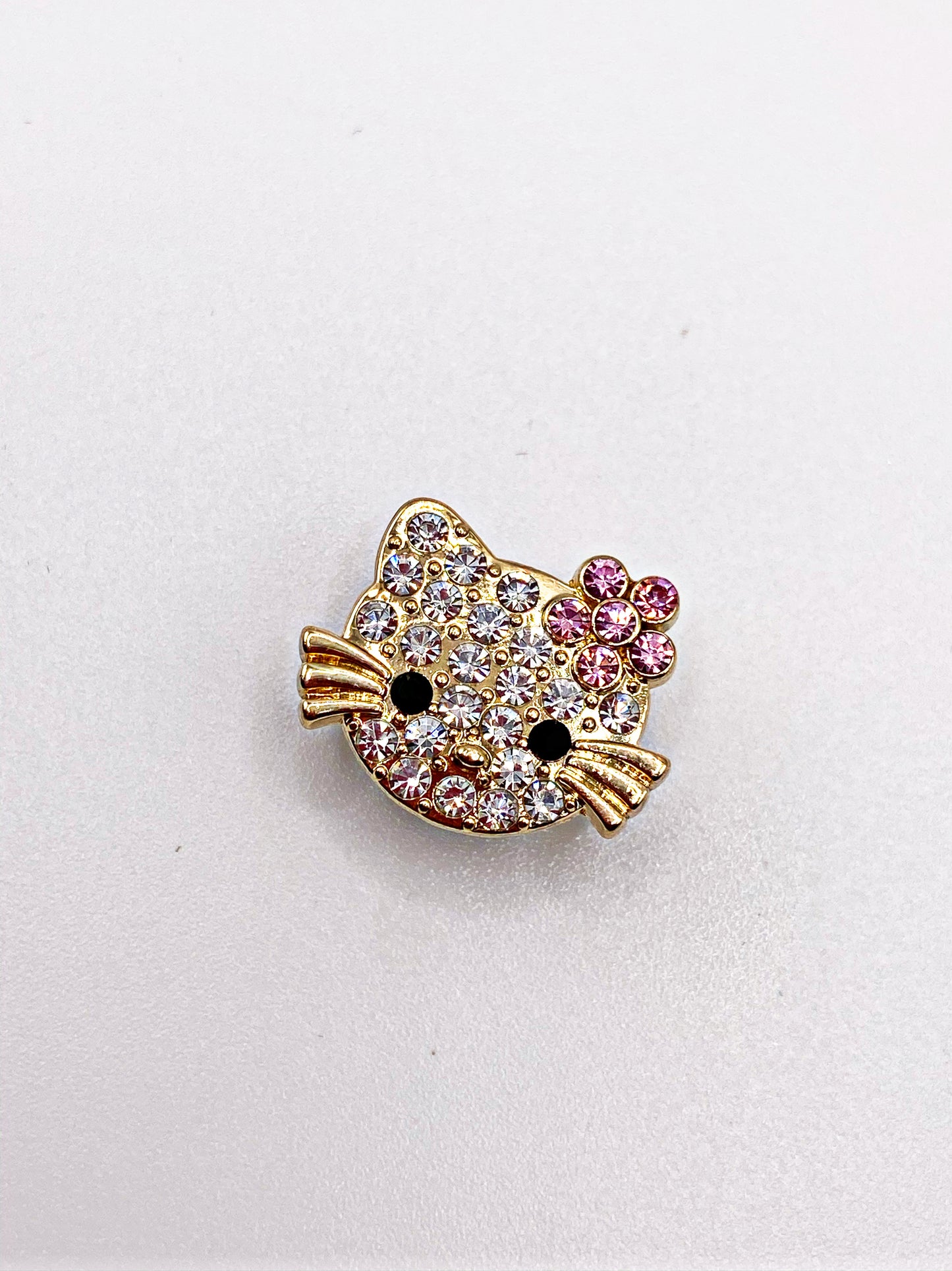 Gold Small Hello Kitty Croc Charm